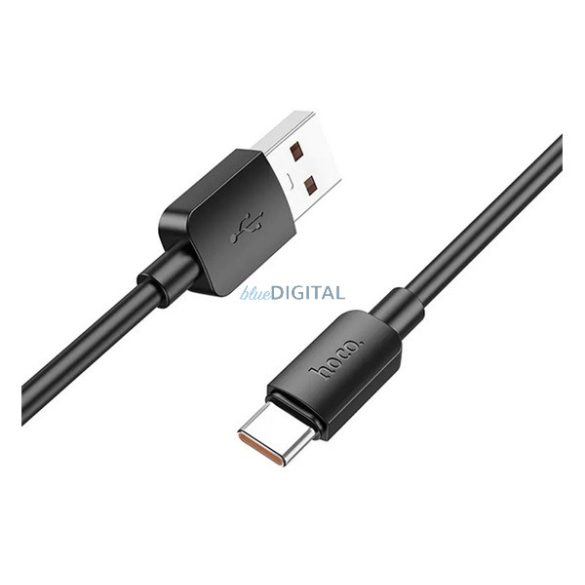 HOCO X96 cablu de date (USB - Tip-C, 6A, 100W, încărcător rapid PD, 100cm) NEGRU