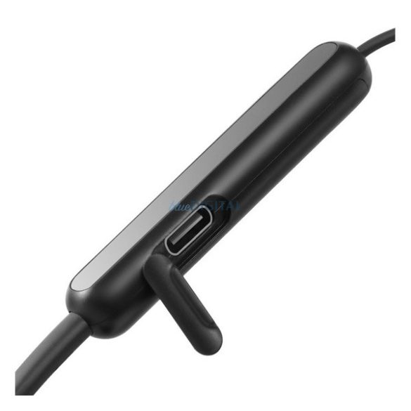 Căști bluetooth JOYROOM STAREO (v5.3, bandă pentru gât, microfon, afișaj LED, SPORT) NEGRU