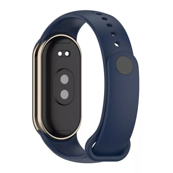 Curea de schimb (dimensiune personalizată, silicon) BLUE ÎNCHIS Xiaomi Band 8