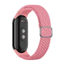   Curea de schimb (dimensiune personalizată, textil, model țesut) ROZ Xiaomi Band 8