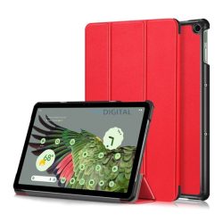   Carcasa in picioare, efect piele (FLIP, deschidere laterala, TRIFOLD, suport de masa) RED Google Pixel Tablet