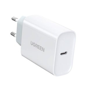 Încărcător UGREEN priză tip C (30W, încărcător rapid PD 4.0) ALB