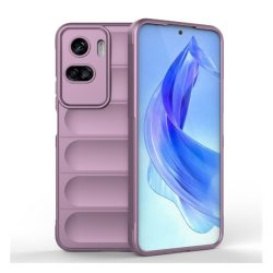   HUSĂ! - Protectie din silicon pentru telefon (rezistenta la impact mediu, protectie camera, model 3D) PURPLE Honor 90 Lite 5G