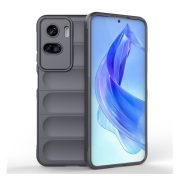   Protectie din silicon pentru telefon (rezistenta medie la impact, protectie camera, model 3D) DARK GREY Honor 90 Lite 5G