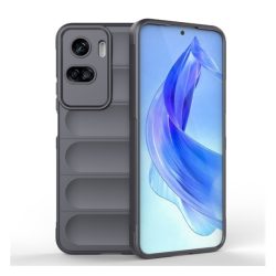   HUSĂ! - Protectie din silicon pentru telefon (rezistenta medie la impact, protectie camera, model 3D) DARK GREY Honor 90 Lite 5G