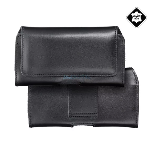 HUSĂ! - Tok culcat, piele naturală (universal, curea, magnetic, mărimea XL) NEGRU