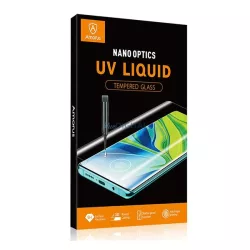   AMORUS UV LIQUID sticlă de protecție pentru ecran (copertă completă 3D, curbată, rezistentă la zgârieturi, 0,3 mm, 9H + lampă UV) TRANSPARENT Huawei Nova 11 Pro