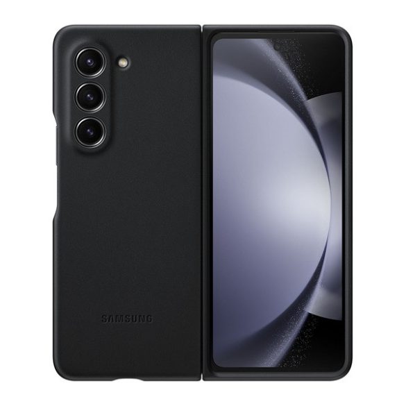 Protectie din plastic SAMSUNG pentru telefon (copertă din spate cu efect de piele ECO) GRAFIT Samsung Galaxy Z Fold5 5G (SM-F946)