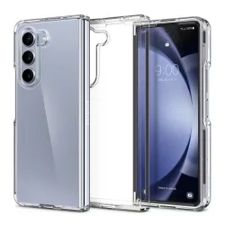   HUSĂ! - Protectie de telefon din plastic SPIGEN ULTRA HYBRID (rezistenta la impact mediu, cadru perna de aer din silicon) TRANSPARENT Samsung Galaxy Z Fold5 5G (SM-F946)