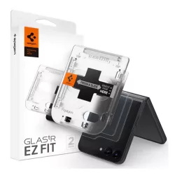   SPIGEN EZ FIT sticlă de protecție pentru ecran 2buc (2.5D, prietenos cu carcasă, ultra-subțire, 0.2mm, 9H + cadru auxiliar) TRANSPARENT Samsung Galaxy Z Fold5 5G (SM-F946)