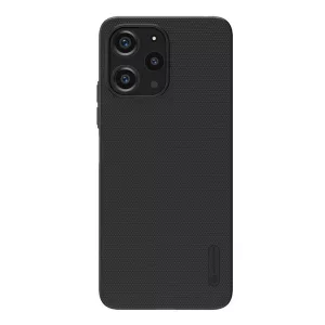 HUSĂ! - Protector de telefon din plastic NILLKIN SUPER FROSTED (cauciucat, suprafata aspra) NEGRU Xiaomi Redmi 12