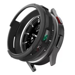   Cadru ceas din silicon SPIGEN LIQUID AIR (rezistenta la socuri) NEGRU Samsung Galaxy Watch 6 Classic 43 mm (SM-R950)