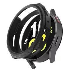   Cadru ceas din silicon SPIGEN LIQUID AIR (rezistenta la socuri) NEGRU Samsung Galaxy Watch 6 40mm (SM-R930)