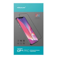   NILLKIN CP+ PRO folie sticlă protecție ecran(2.5D margine rotunjită, curbat, lipici complet, rezistent la zgârieturi, filtrare UV, 0.33mm, 9H) negru Apple iPhone 15 Pro