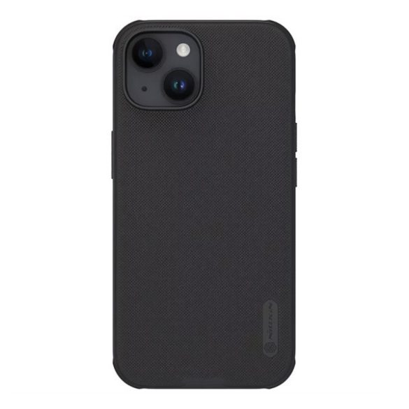 Protector de telefon din plastic NILLKIN SUPER FROSTED PRO MAGNETIC (rezistență medie la impact, atașament Magsafe) NEGRU Apple iPhone 15