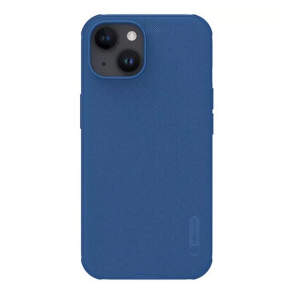 Protector de telefon din plastic NILLKIN SUPER FROSTED PRO (rezistență medie la impact, cauciucat, suprafață rugoasă) ALBASTRU ÎNCHIS Apple iPhone 15