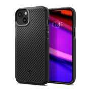   Protectie de telefon din silicon SPIGEN CORE ARMOR (rezistenta la impact mediu, protectie camera, model in dungi) NEGRU Apple iPhone 15 Plus