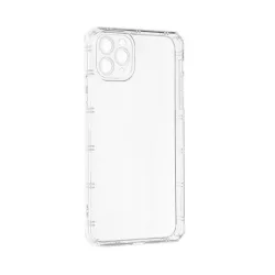   HUSĂ! - Protectie din silicon pentru telefon (rezistenta la impact mediu, cadru cu perna de aer) TRANSPARENT Apple iPhone 15 Pro