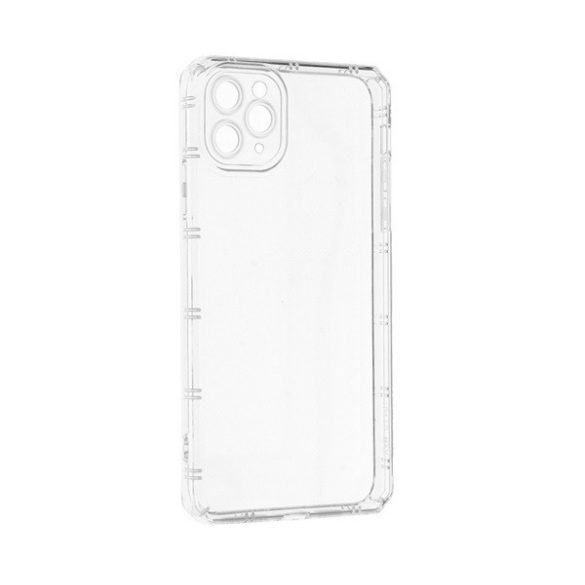 Protectie din silicon pentru telefon (rezistenta la impact mediu, cadru cu perna de aer) TRANSPARENT Apple iPhone 15 Pro