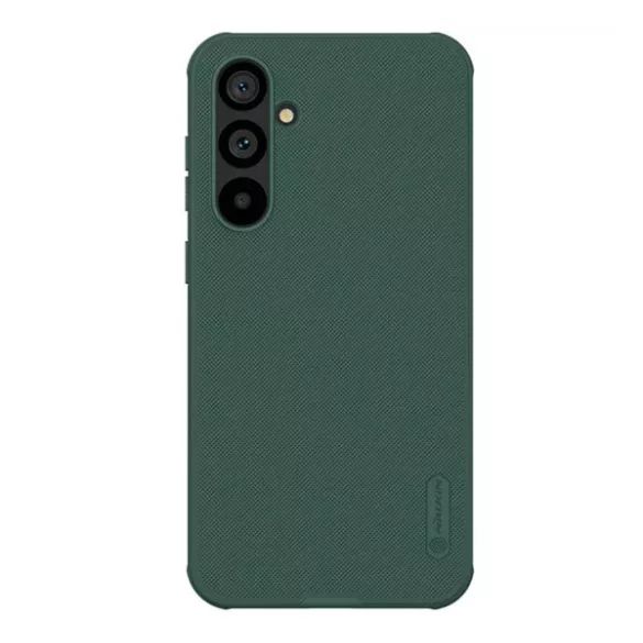HUSĂ! - Protectie de telefon din plastic NILLKIN SUPER FROSTED PRO (rezistenta la impact, cauciucata, suprafata aspra) VERDE INCHIS Samsung Galaxy S23 FE (SM-S711)