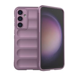   HUSĂ! - Protectie din silicon pentru telefon (rezistenta la socuri, protectie pentru camera, 3D) PURPLE Samsung Galaxy S23 FE (SM-S711)
