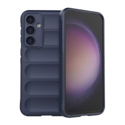   HUSĂ! - Protectie din silicon pentru telefon (rezistenta la socuri, protectie camera, 3D) ALBASTRU INCHIS Samsung Galaxy S23 FE (SM-S711)