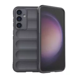   HUSĂ! - Protectie din silicon pentru telefon (rezistenta la socuri, protectie pentru camera, 3D) GRI INCHIS Samsung Galaxy S23 FE (SM-S711)