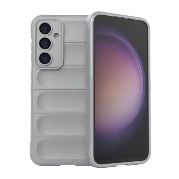 Protectie din silicon pentru telefon (rezistenta la socuri, protectie camera, 3D) GRI DESCHIS Samsung Galaxy S23 FE (SM-S711)