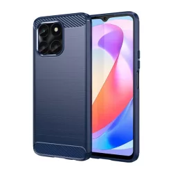   HUSĂ! - Husă silicon pentru telefon (rezistent la impact mediu, bubble heel, periat, model de carbon)