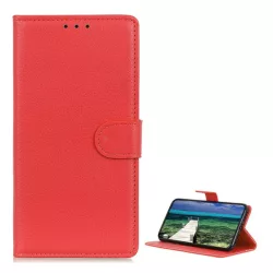   HUSĂ! - Carcasa in picioare, efect piele (FLIP, deschidere laterala, functie de suport pentru birou, premium) RED Honor X6a