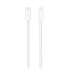   Cablu de date APPLE (Tip-C - Type-C, 240W, încărcător rapid PD, 200cm, capac țesut) ALB