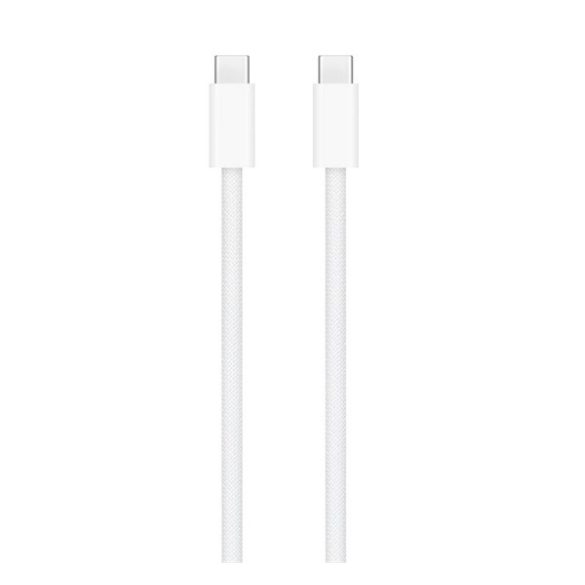 Cablu de date APPLE (Tip-C - Type-C, 240W, încărcător rapid PD, 200cm, capac țesut) ALB