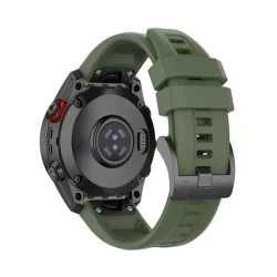   Curea (dimensiune personalizată, 20 mm, silicon, reglabilă, conexiune QuickFit) pentru Garmin Fenix 6S Pro Solar, Garmin Fenix 7S, Garmin Fenix 7S Pro Solar, Garmin Fenix 7S Solar, Garmin Epix P