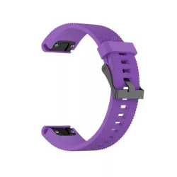   Curea de schimb (dimensiune personalizată, 20 mm, silicon, diamant, conexiune QuickFit) PURPLE Garmin Epix Pro (Gen2) 42 mm, Garmin Fenix ​​​​5S, Garmin Fenix ​​​​5S Plus, Garmin Fenix ​​​​6S, Garmin Fenix ​​​​6S Pro, Garmin Fenix ​​​​6S Pro Solar, 