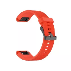   Curea de schimb (dimensiune personalizată, 20 mm, silicon, diamant, conexiune QuickFit) RED Garmin Epix Pro (Gen2) 42 mm, Garmin Fenix ​​​​5S, Garmin Fenix ​​​​5S Plus, Garmin Fenix ​​​​6S, Garmin Fenix ​​​​6S Pro, Garmin Fenix ​​​​6S Pro Solar, Gar
