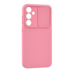   HUSĂ! - Protecție siliconică pentru telefon (mată, interior din microfibră de pluș, protecție pentru cameră) CULOARE ROSE Samsung Galaxy S23 FE (SM-S711)