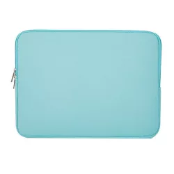   Carcasă pentru LAPTOP/NOTEBOOK (universală, dimensiune 15,6", 400x305x20mm, neopren, interior de pluș) ALBASTRU DESCHIS