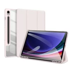   DUX DUCIS TOBY Husă stativă cu efect de piele (FLIP activ, deschidere laterală, TRIFOLD, suport S Pen) RED Samsung Galaxy Tab S9 FE LTE (SM-X516), Samsung Galaxy Tab S9 FE WIFI (SM-X510)