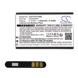   Baterie CAMERON SINO Li-Ion (3.7V/1200mAh, compatibilă cu Panasonic 523450AR) NEGRU