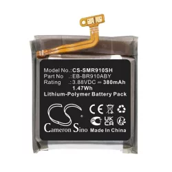   Baterie CAMERON SINO Li-Polymer (3,88V/380mAh, compatibil cu Samsung EB-BR910ABY) NEGRU Samsung Galaxy Watch 5 eSIM 40 mm (SM-R905), Samsung Galaxy Watch 5 40 mm (SM-R900)