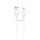 HOCO X13 cablu de date (USB - lightning, 100cm, rezistent la rupere) ALB
