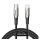 Cablu de date JOYROOM STAR-LIGHT (Tip-C - fulger, 30W, 120cm, încărcător rapid, indicator LED) NEGRU