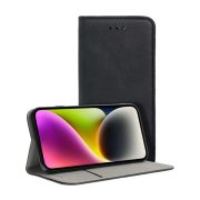   Husă stativă cu efect de piele (FLIP, deschidere laterală, husă desktop) negru Xiaomi 13T Pro, 13T