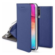   Carcasa in picioare, efect piele (FLIP, deschidere laterala, functie suport de masa, model romb) ALBASTRU INCHIS Xiaomi 13T Pro, 13T
