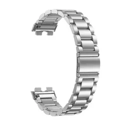   Curea de rezervă (dimensiune personalizată, 20 mm, metal) SILVER Huawei Band 8