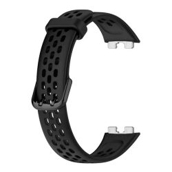   Curea de schimb (dimensiune personalizata, silicon, perforata, respirabila) NEGRA Huawei Band 8