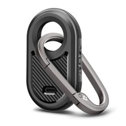   SPIGEN RUGGED ARMOR breloc (rezistent la șocuri, carabină) Samsung SmartTag2 negru