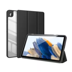   Husa DUX DUCIS TOBY in picioare, efect piele (FLIP activ, deschidere laterala, TRIFOLD, suport desktop) NEGRU Samsung Galaxy Tab A9 LTE ​​​​(SM-X115), Galaxy Tab A9 WIFI (SM-X110)