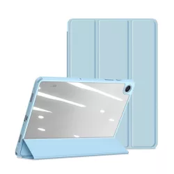   Husa DUX DUCIS TOBY in picioare, efect piele (FLIP activ, deschidere laterala, TRIFOLD, suport de masa) ALBASTRU DESCHIS Samsung Galaxy Tab A9 Plus 5G (SM-X216), Galaxy Tab A9 Plus WIFI (SM-X210)