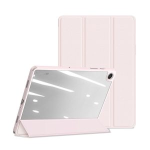 Husa DUX DUCIS TOBY in picioare, efect piele (FLIP activ, deschidere laterala, TRIFOLD, suport birou, suport creion) ROZ Samsung Galaxy Tab A9 Plus 5G (SM-X216), Galaxy Tab A9 Plus WIFI (SM-X210)